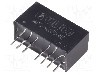 Convertor de tensiune, DC-DC, intrare 36...75V DC, iesire 5V DC, putere 1W, AIMTEC - AM1G-4805D-NZ