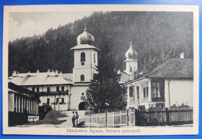 Manastirea Agapia - Intrarea principala - aprox. 1928 - printata, necirculata foto