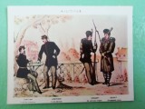 C9 29 - 1977 - Calendar de buzunar - tematica militara - uniforme de epoca