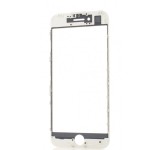 Geam Sticla iPhone 7 White + Rama, Componenta Display, Piese Telefoane