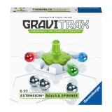 Gravitrax Balls &amp; Spinner, Titirez, Set de Accesorii, Ravensburger