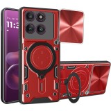Husa Motorola Edge 60 Pro Techsuit CamGuard Pro, rosu