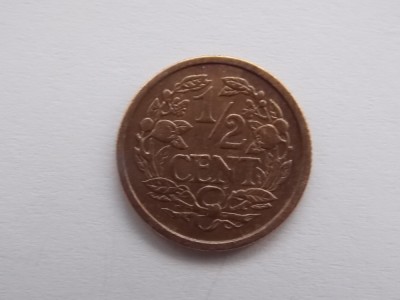 1/2 CENT 1912 OLANDA foto
