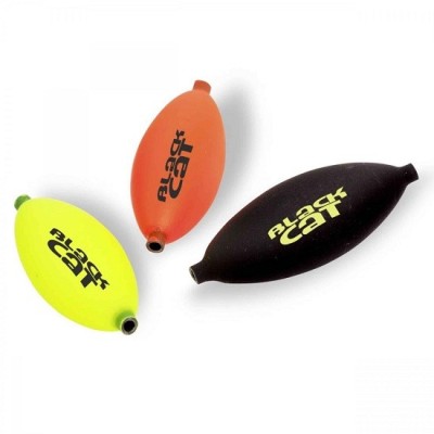 Pluta Culisanta Black Cat Somn 1.5gr Micro U-Float Black Orange Yellow foto