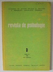 Revista de psihologie nr. 1 / Tomul 20 / 1974