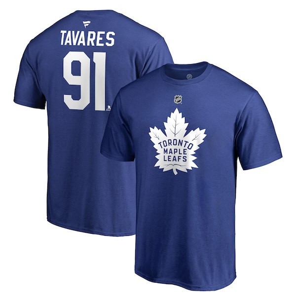 Toronto Maple Leafs tricou de bărbați John Tavares blue - XL