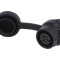 Conector Circular Mamă 3-PIN Aurit