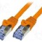 Cablu patch cord, Cat 6a, lungime 0.5m, S/FTP, LOGILINK - CQ3028S