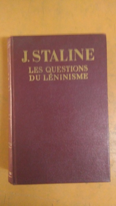 J. Staline, Les Questions du Leninisme, Moscou 1949 041