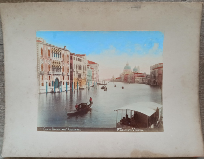 Canal Grande dall&#039;Accademia, Venetia// foto sec. XIX, Giorgio Sommer Napoli