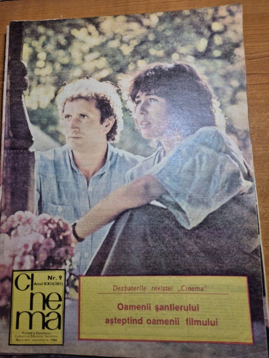 cinema septembrie 1984-filmul salutari de la agigea,festivalul costinesti