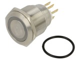 Comutator ONPOW anti-vandalism 2 poziții SPDT 3A 220VAC IP65 GQ22-L-11E/J/G/24V/S