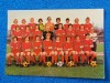 Foto - tip carte postala fotbal - DINAMO BUCURESTI (sezonul 1981-1982) un pic indoita in dreapta jos