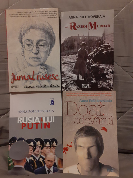 RUSIA LUI PUTIN/UN RAZBOI MURDAR/JURNAL RUSESC/DOAR ADEVARUL-ANNA POLITKOVSKAIA