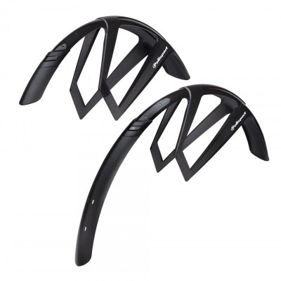 Set Aparatori Noroi Polisport G-Mud - 28 Inch, Negru Ultimate FactoryBikes foto