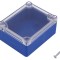 Carcasă universală ABS albastru IP65 74x89x41mm