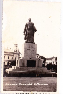 AMS# - ILUSTRATA/VEDERE SATU-MARE - MONUMENTUL V. LUCACIU, NECIRCULATA foto