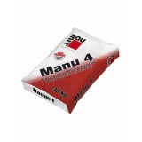 Tencuială de var-ciment pentru aplicare manuala, la interior şi exterior, Baumit Manu 4, 30 Kg