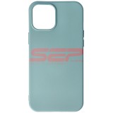 Husa Silicon iPhone 12 Pro Max, Calitate Superioara, Glacier Blue, Tip Original