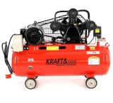 Compresor aer comprimat trifazic trifazat 100L 380V 5.2CP 590Lmin 8bar 3 pistoane(KD1477)