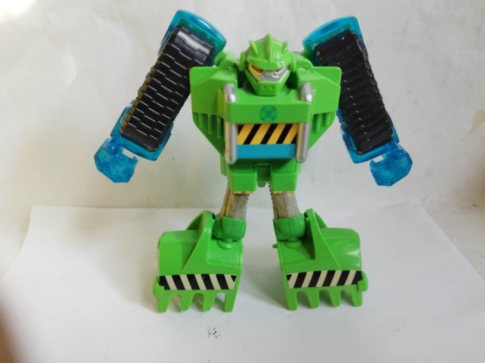 bnk jc Transformers - Playskool Heroes - Boulder the Construction-Bot