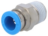 Racord Push-In Simplu 0,95-6 Bar Garnitură Cauciuc NBR QS