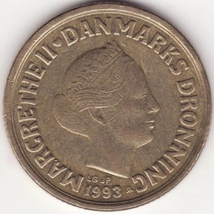 Moneda Regatul Danemarcei - 20 Kroner 1993 - An rar