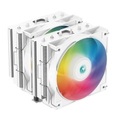 Cooler Procesor Deepcool AG620 Alb cu Iluminare aRGB &amp;ndash; Răcire Avansată cu 6 foto
