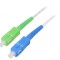 Patch cord fibră OS2 SC/APC-SC/UPC 1m alb 3mm LSZH