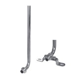 TIJA L CONECTARE LA RADIATOR CUPRU NICHELAT CU SUPORT 20-250 PEX PPSU PEXKIT