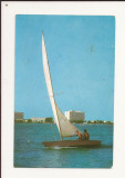 Carte Postala veche -Mamaia , Pe Siutghiol. Circulata 1969