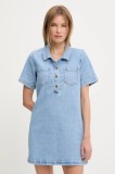 Answear Lab rochie din denim mini, dreaptă
