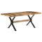 vidaXL Masă de bucătărie, 180x90x76 cm, lemn de mango nefinisat 321610