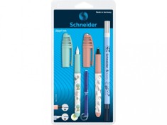 Set pentru incepatori format din stilou, roller, pic si 2 rezerve, Schneider Zippi