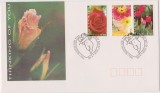 AUSTRALIA 1994 VALENTINE DAY FLORI Serie 3 timbre FDC