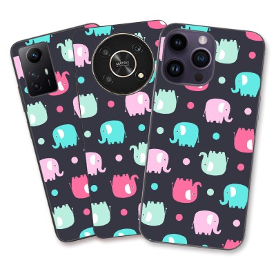 Husa Samsung Galaxy A40 Silicon Gel Tpu Model Pattern Elefant foto