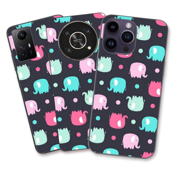 Husa Apple iPhone 11 Silicon Gel Tpu Model Pattern Elefant