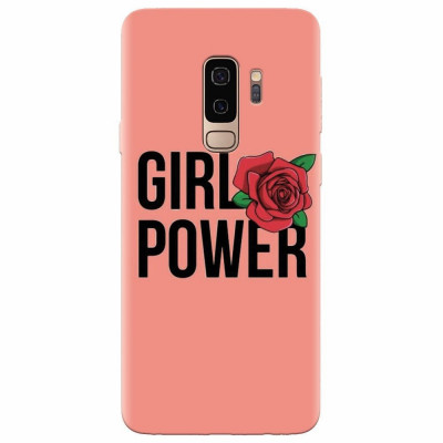 Husa silicon pentru Samsung S9 Plus, Girl Power 2 foto
