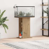 vidaXL Suport acvariu stejar artizanal 36x60,5x72,5 cm, lemn prelucrat
