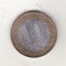 bnk mnd Rusia 10 ruble 2009 MMD , Kalmykiya , bimetal
