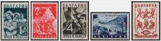 Bulgaria 1942 National &amp;quot;Work and Joy&amp;quot; Movement serie neuzata foto