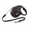 Lesa retractabila Flexi New Classic M, 8m, Negru, Caine, Accesorii Petshop