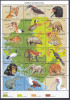DB1 Fauna Africana Sierra Leone 1990 MS MNH, Nestampilat