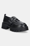 MICHAEL Michael Kors mocasini de piele Colby culoarea negru, cu platformă, 40F4COFP1L.001