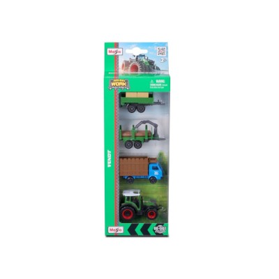 MAISTO SET 4 UTILIAJE AGRICOLE FENDT SuperHeroes ToysZone foto