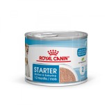 Royal Canin Starter Mousse, mama si puiul, hrana umeda caine (textura spumoasa), 195 g