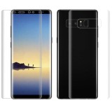 Folie plastic samsung galaxy note 8 fata-spate transparent, Flippy