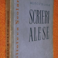 Scrieri alese - Alecu Russo 1959