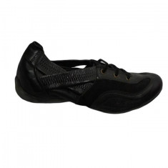 Pantof sport, din piele naturala, chic, disponibil in nuanta de negru foto