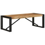 Cumpara ieftin Măsuță de cafea, 100x50x35 cm, lemn masiv de mango brut